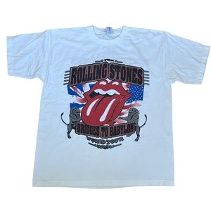 Vintage Rolling Stones Bridges to Babylon 1997 Tour T-shirt Size XL